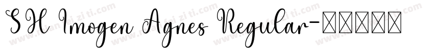 SH Imogen Agnes Regular字体转换